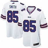 Nike Men & Women & Youth Bills #85 Smith White Team Color Game Jersey,baseball caps,new era cap wholesale,wholesale hats